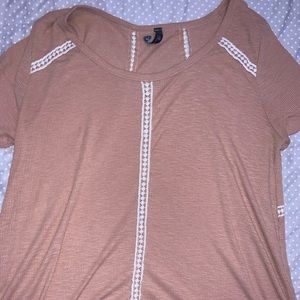 Pink Detailed Top